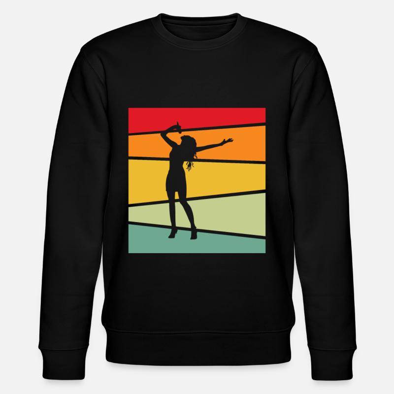 Singen Retro - Stanley/Stella Unisex Bio-Sweatshirt CHANGER - Schwarz