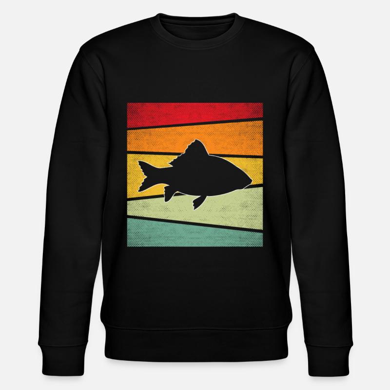 Poisson Rétro - Sweat bio CHANGER Stanley/Stella Unisexe - noir