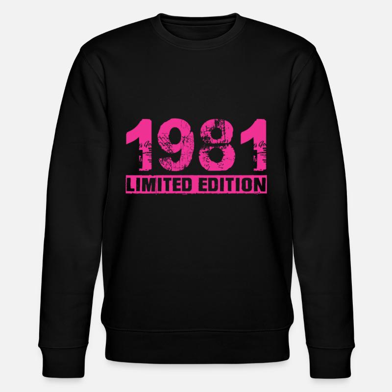 Limited Edition 1981 - Stanley/Stella CHANGER Unisex Organic Sweatshirt - black