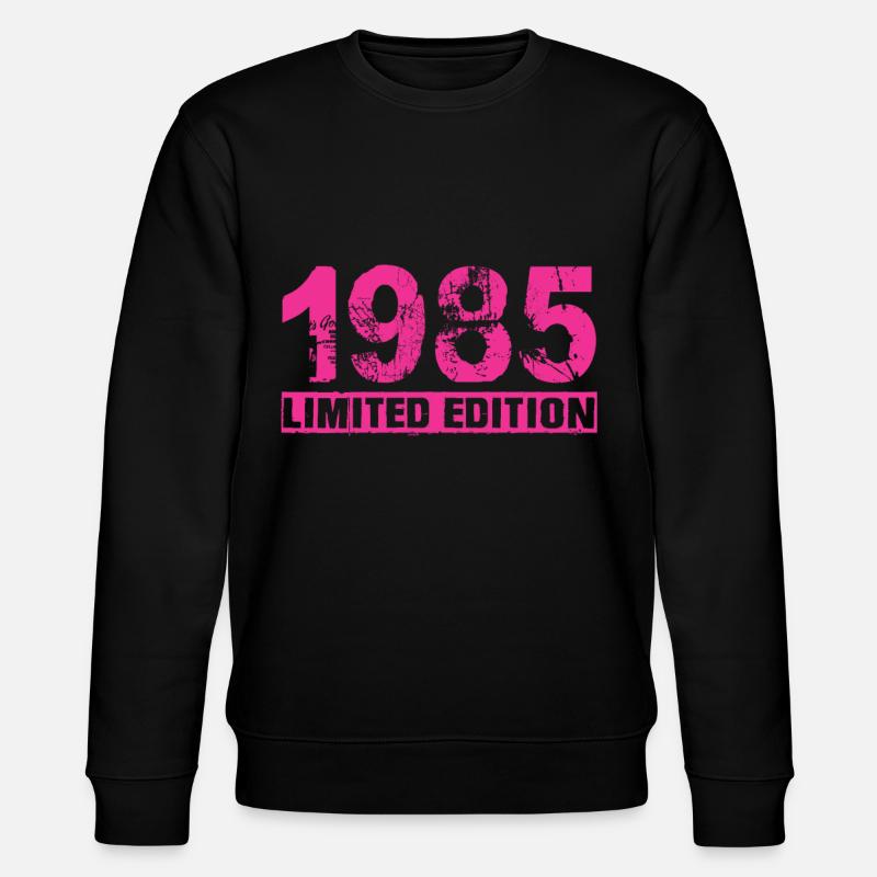 Limited Edition 1985 - Stanley/Stella Unisex Bio-Sweatshirt CHANGER  - Schwarz