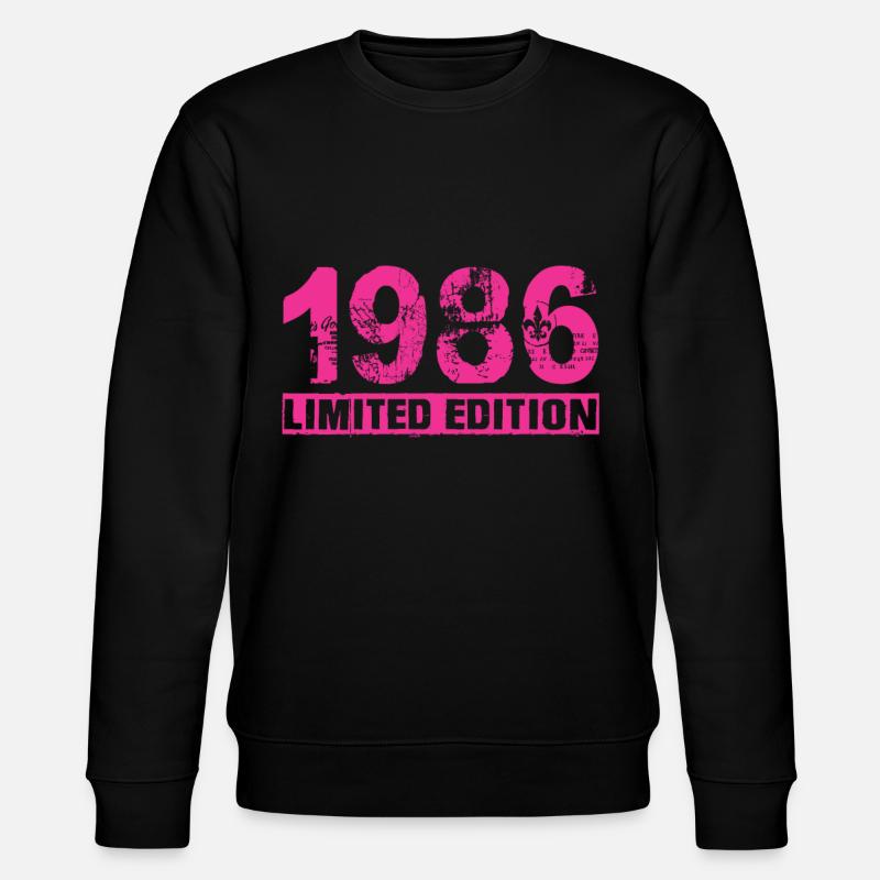 Limited Edition 1986 - Stanley/Stella CHANGER Unisex Organic Sweatshirt - black