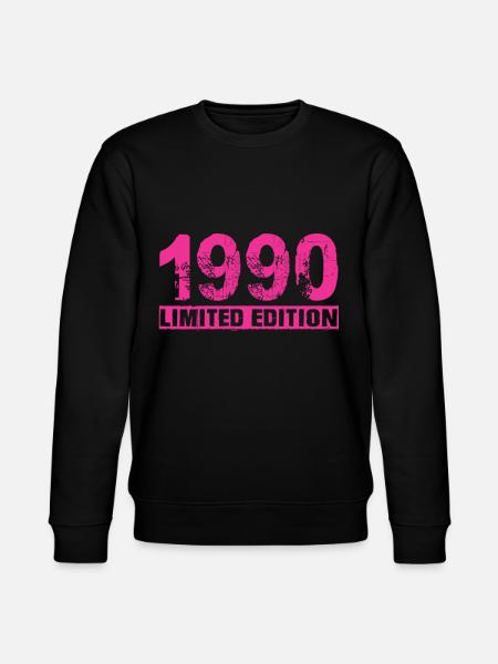 Limited Edition 1990 - Stanley/Stella CHANGER Unisex Organic Sweatshirt - black