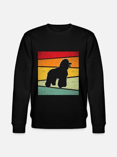 Caniche Rétro - Sweat bio CHANGER Stanley/Stella Unisexe - noir