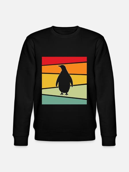 Pingouin Rétro - Sweat bio CHANGER Stanley/Stella Unisexe - noir