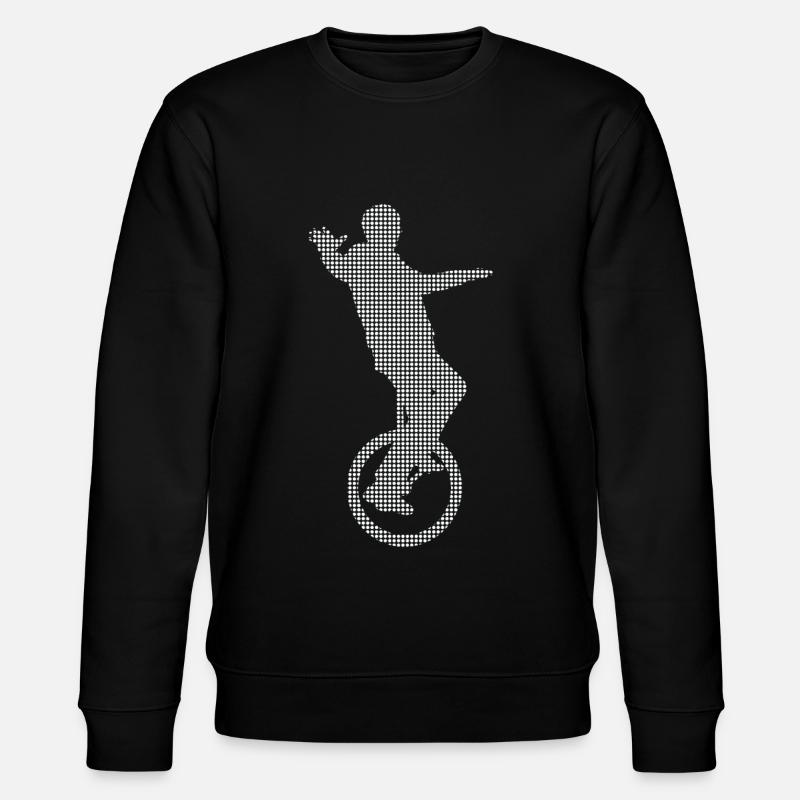 Einrad - Stanley/Stella Unisex Bio-Sweatshirt CHANGER  - Schwarz