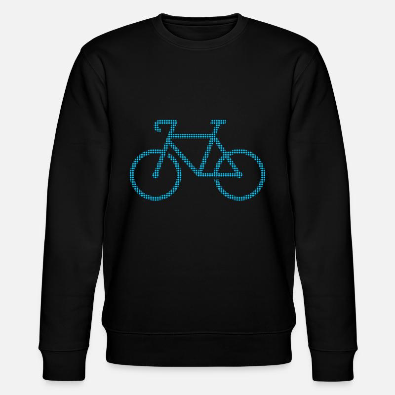 Fahrrad - Stanley/Stella Unisex Bio-Sweatshirt CHANGER  - Schwarz