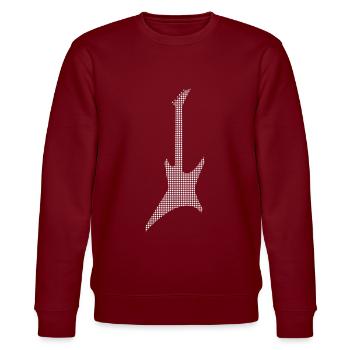 Rock - Stanley/Stella Unisex Bio-Sweatshirt CHANGER  - Burgunderrot - Vorne - Nik (191cm) & Marisol (170cm)