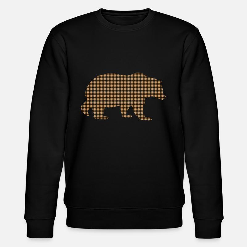 Bear - Stanley/Stella CHANGER Unisex Organic Sweatshirt - black