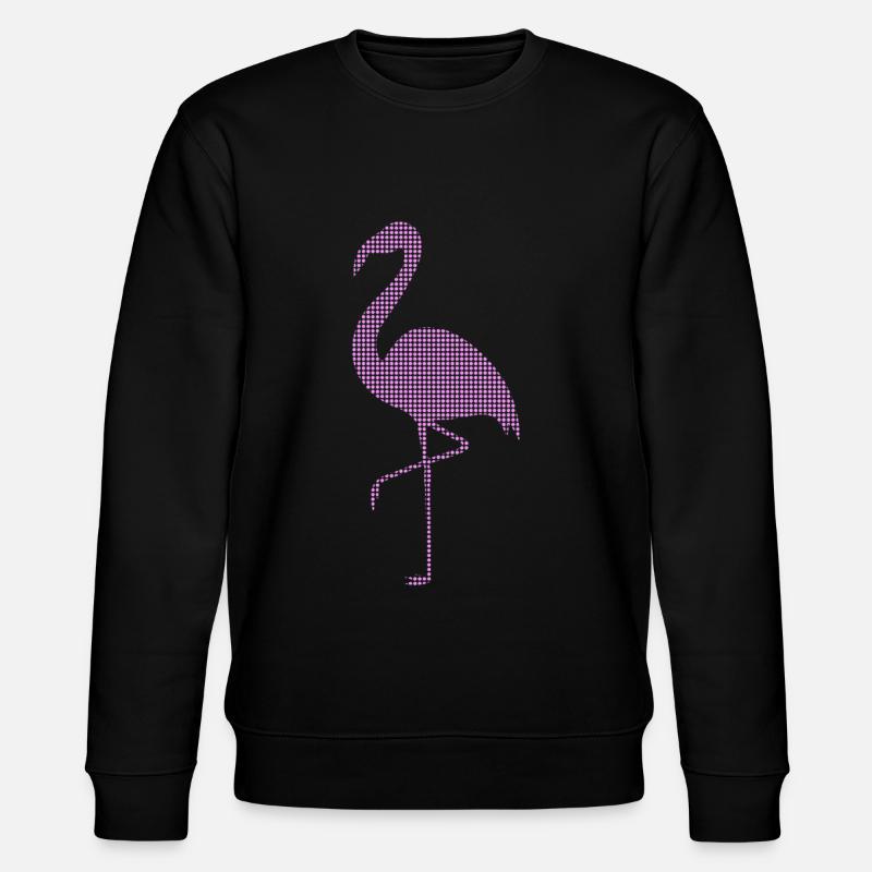 Flamingo - Stanley/Stella CHANGER Unisex Organic Sweatshirt - black
