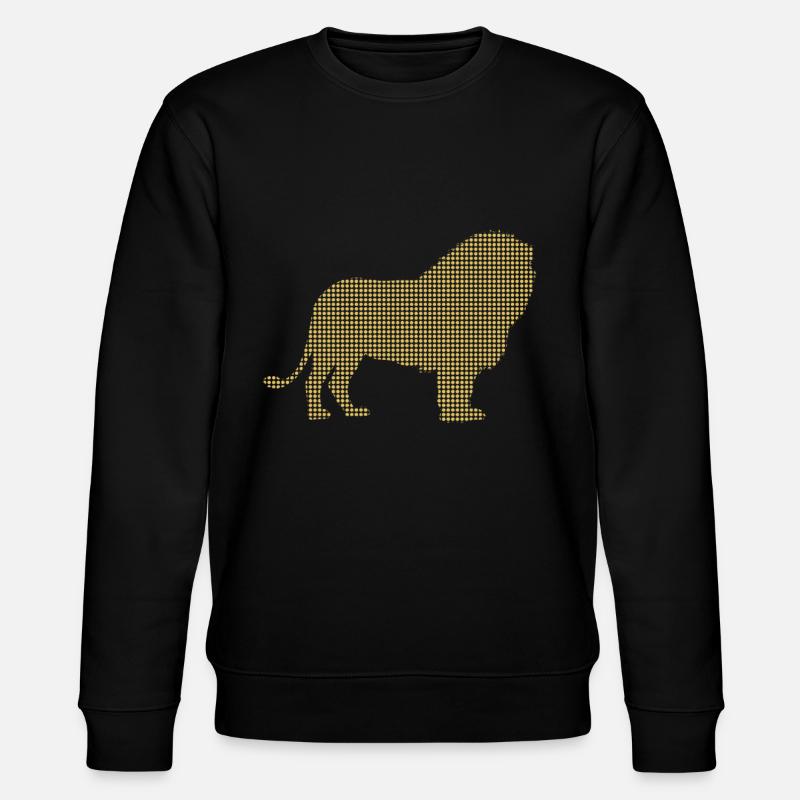 Löwe - Stanley/Stella Unisex Bio-Sweatshirt CHANGER  - Schwarz