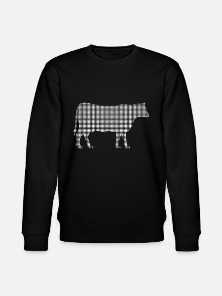 Cow - Stanley/Stella CHANGER Unisex Organic Sweatshirt - black