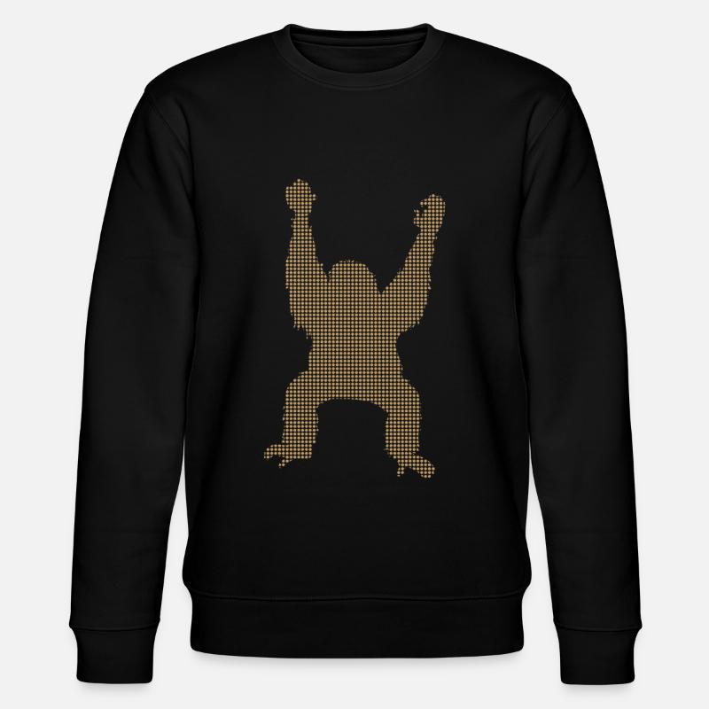 Orang Utan - Stanley/Stella Unisex Bio-Sweatshirt CHANGER  - Schwarz