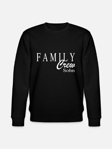 Family Crew Sohn - Stanley/Stella Unisex Bio-Sweatshirt CHANGER  - Schwarz