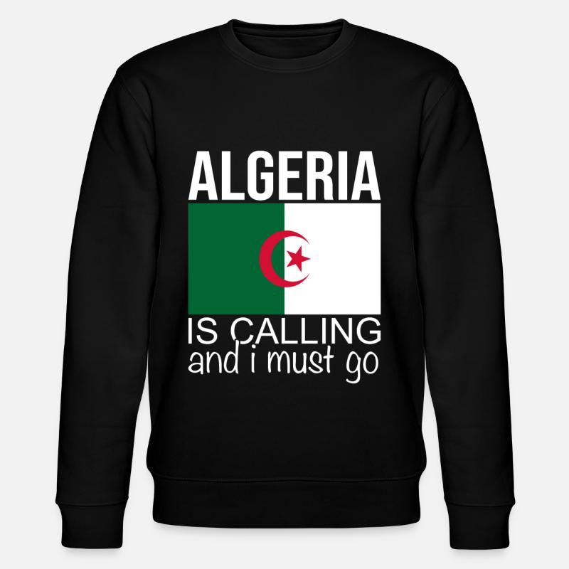 Algerien Spruch - Stanley/Stella Unisex Bio-Sweatshirt CHANGER  - Schwarz