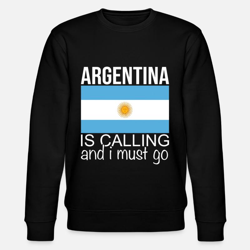 Argentina saying - Stanley/Stella CHANGER Unisex Organic Sweatshirt - black