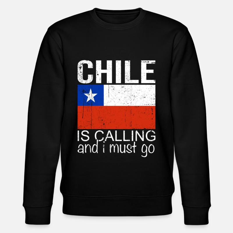 Chile Spruch - Stanley/Stella Unisex Bio-Sweatshirt CHANGER  - Schwarz