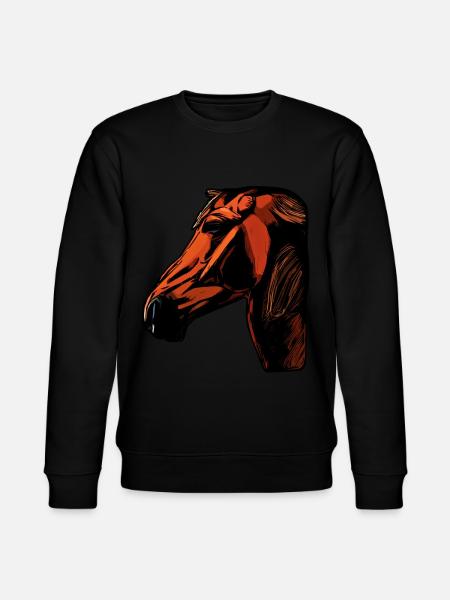 Horse Animal Motif - Stanley/Stella CHANGER Unisex Organic Sweatshirt - black
