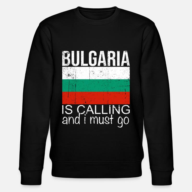 Bulgarie - Sweat bio CHANGER Stanley/Stella Unisexe - noir