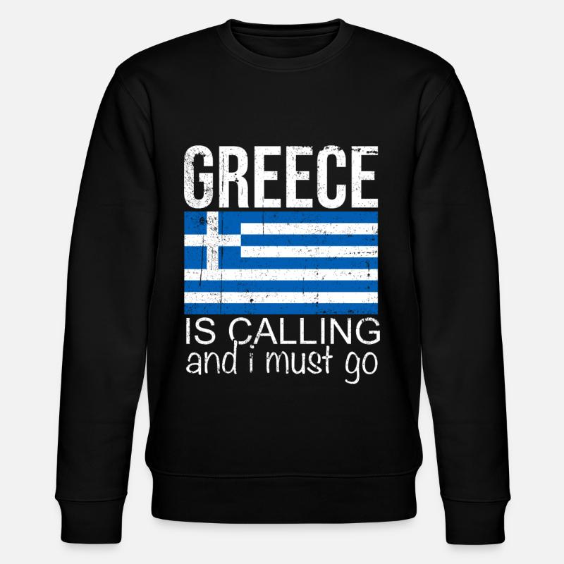 Grèce Dicton - Sweat bio CHANGER Stanley/Stella Unisexe - noir