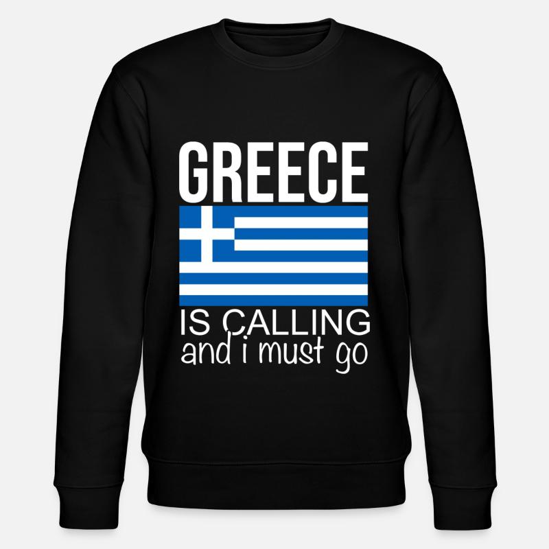 Grèce Dicton - Sweat bio CHANGER Stanley/Stella Unisexe - noir