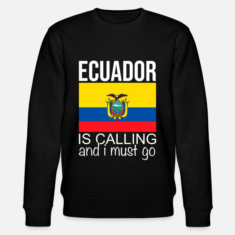 Citation de l’Équateur - Sweat bio CHANGER Stanley/Stella Unisexe - noir