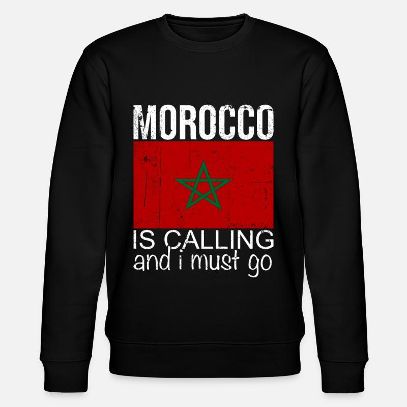 Citation Maroc - Sweat bio CHANGER Stanley/Stella Unisexe - noir