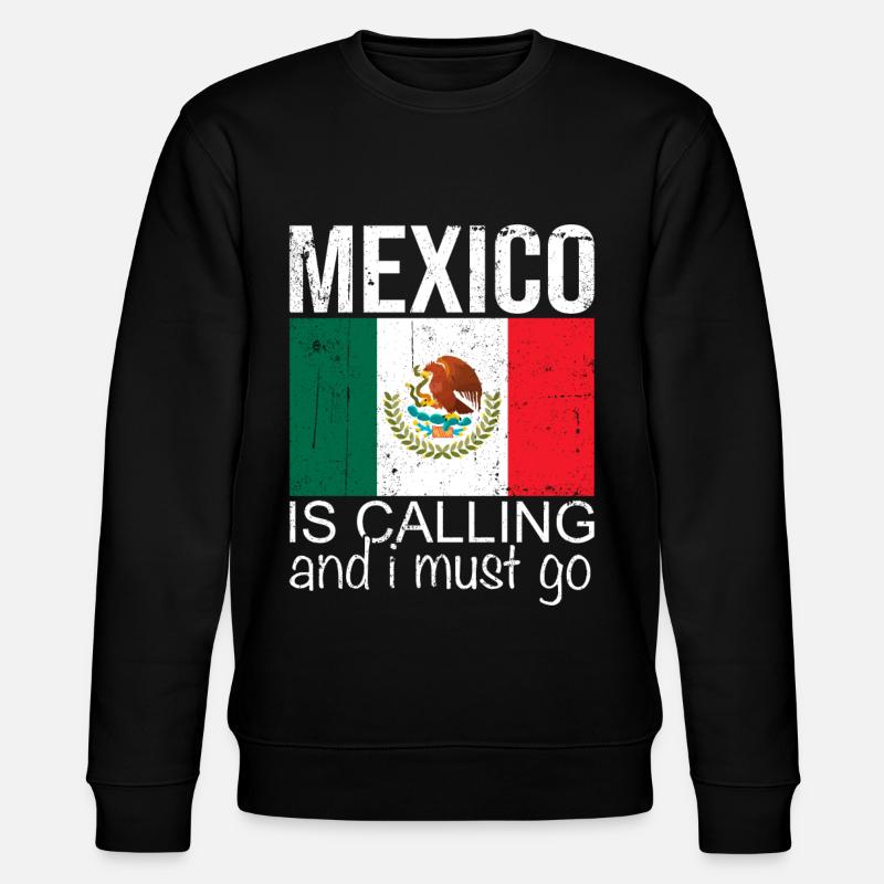 Mexiko Spruch - Stanley/Stella Unisex Bio-Sweatshirt CHANGER  - Schwarz