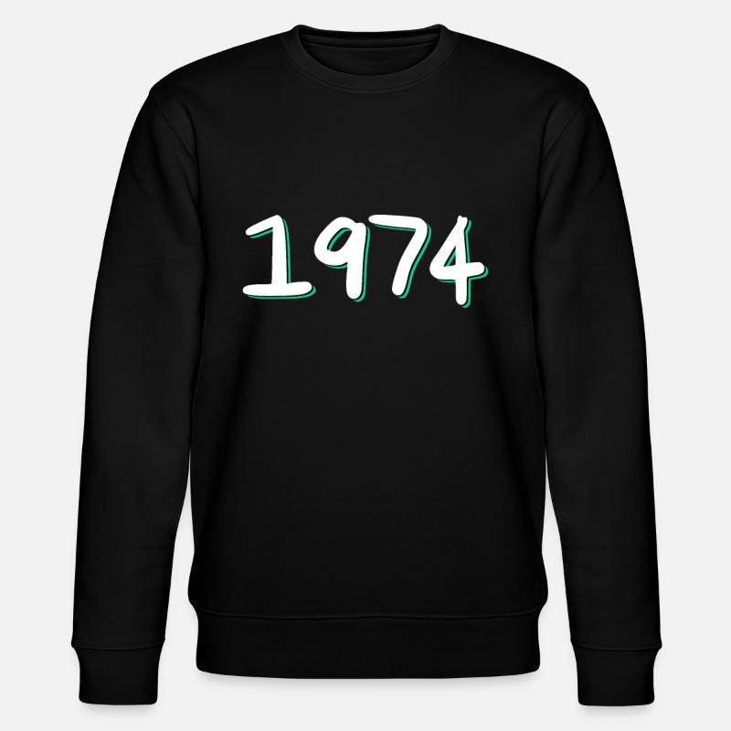 1974 Anniversaire - Sweat bio CHANGER Stanley/Stella Unisexe - noir
