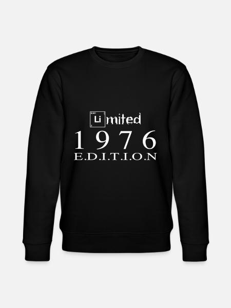 Limited Edition 1976 - Stanley/Stella CHANGER Unisex Organic Sweatshirt - black