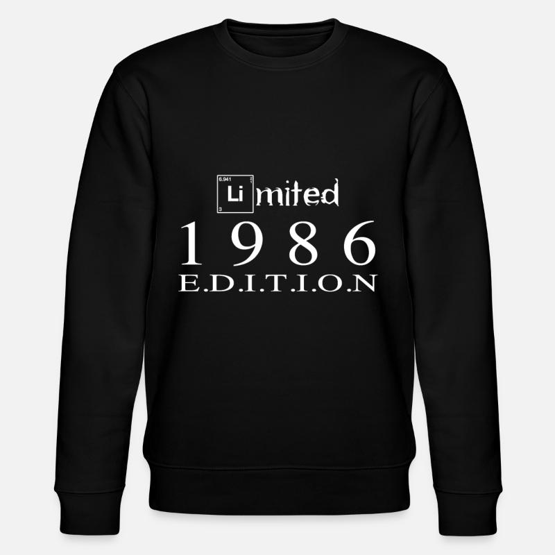Édition limitée 1986 - Sweat bio CHANGER Stanley/Stella Unisexe - noir