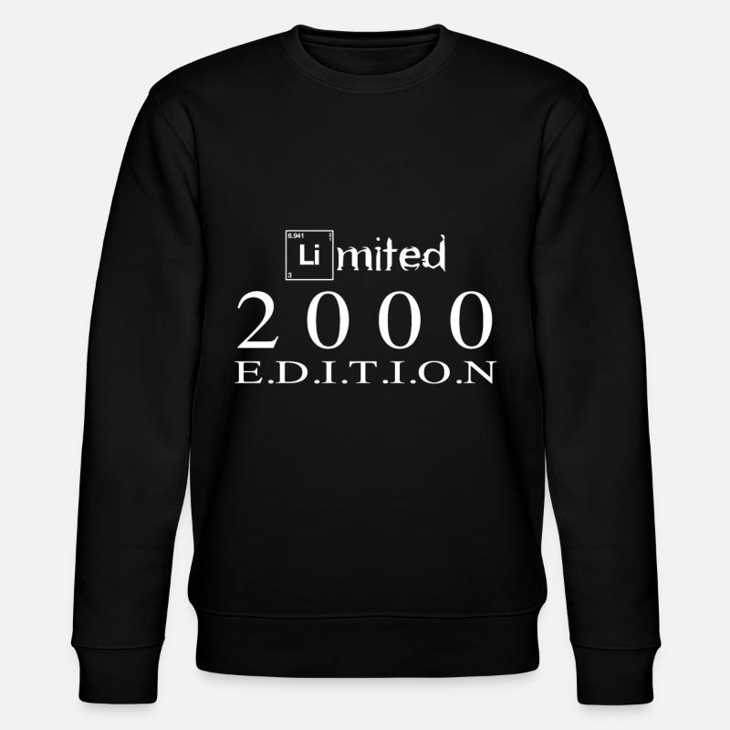 Limited Edition 2000 - Stanley/Stella CHANGER Unisex Organic Sweatshirt - black