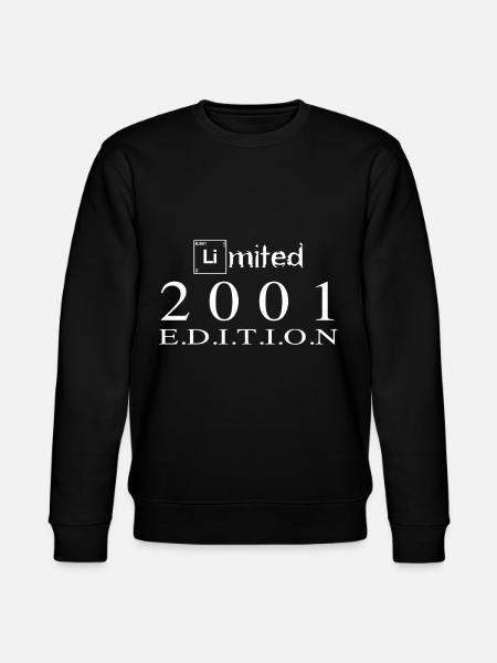 Limited Edition 2001 - Stanley/Stella Unisex Bio-Sweatshirt CHANGER - Schwarz