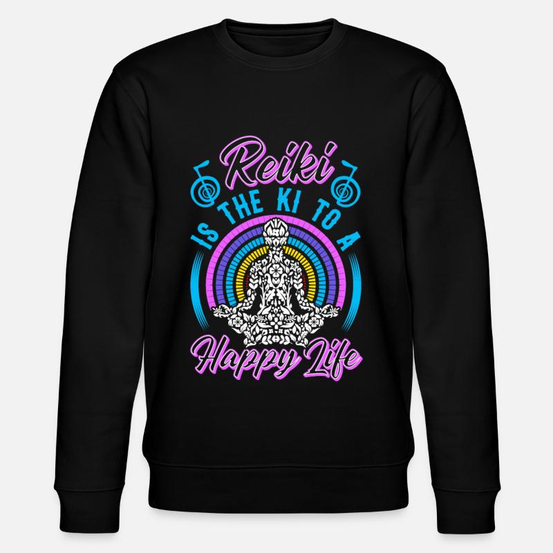 Reiki Practitioners & Reiki Master - Stanley/Stella CHANGER Unisex Organic Sweatshirt - black