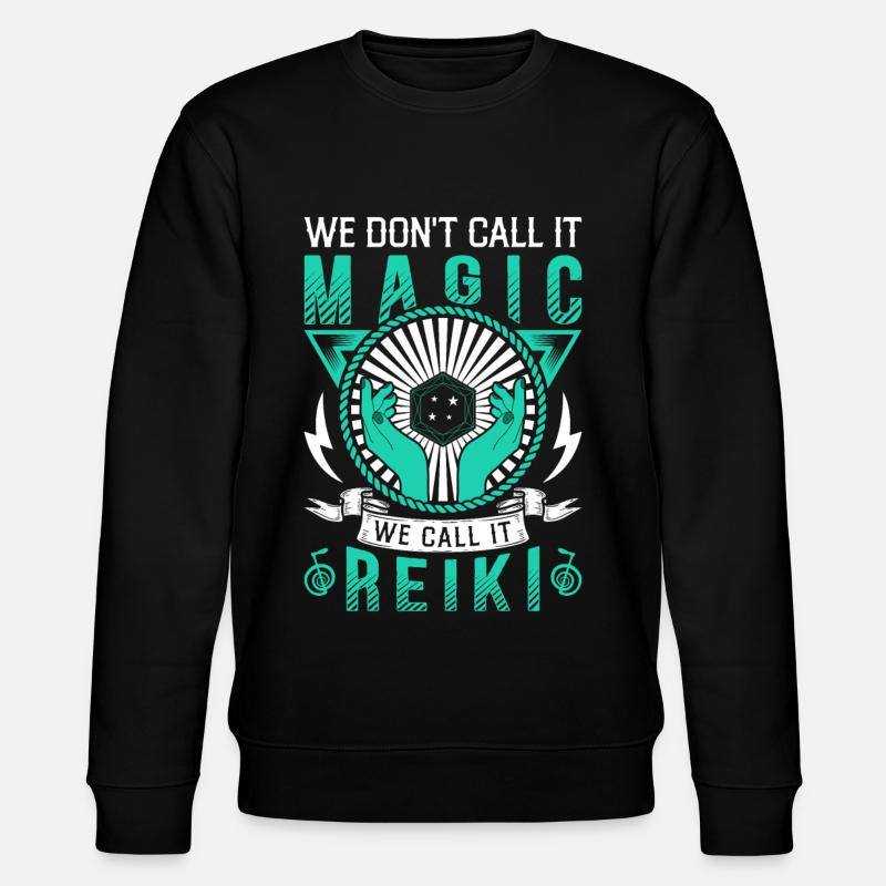 Reiki Practitioners & Reiki Master - Stanley/Stella CHANGER Unisex Organic Sweatshirt - black