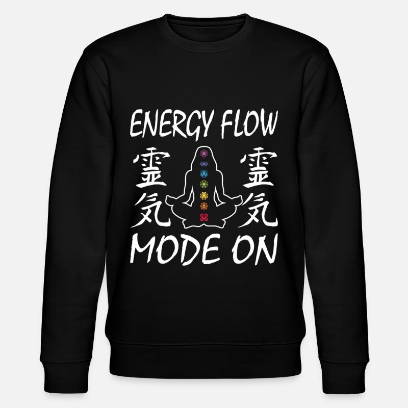 Reiki Practitioners & Reiki Master - Stanley/Stella CHANGER Unisex Organic Sweatshirt - black