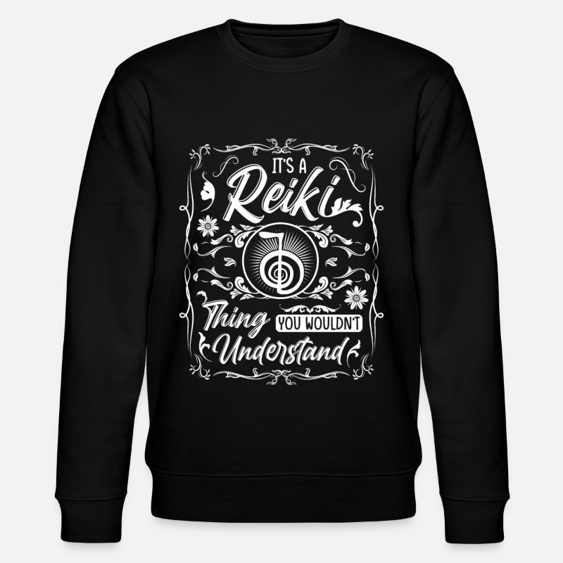 Reiki Practitioners & Reiki Master - Stanley/Stella CHANGER Unisex Organic Sweatshirt - black