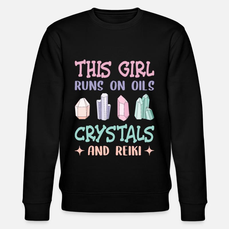 Reiki Practitioners & Reiki Master - Stanley/Stella CHANGER Unisex Organic Sweatshirt - black