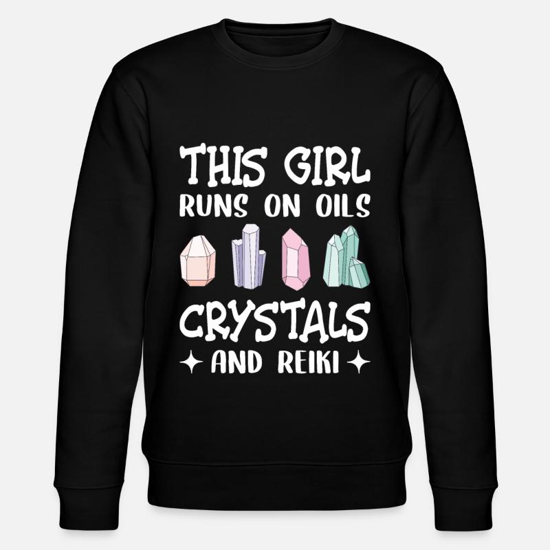 Reiki Practitioners & Reiki Master - Stanley/Stella CHANGER Unisex Organic Sweatshirt - black