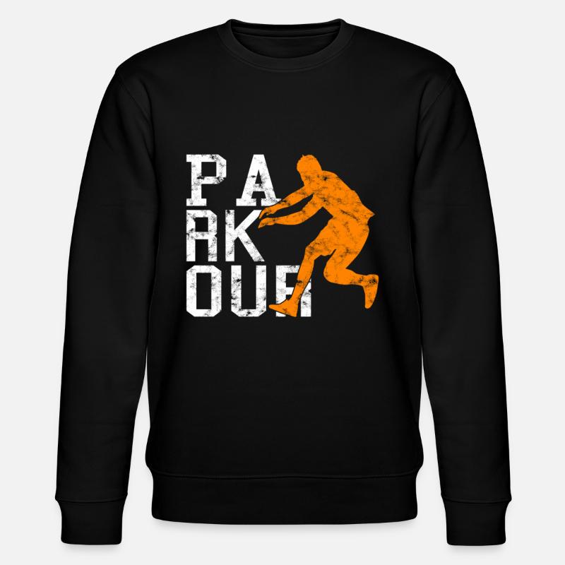 Parkour - Stanley/Stella Unisex Bio-Sweatshirt CHANGER  - Schwarz