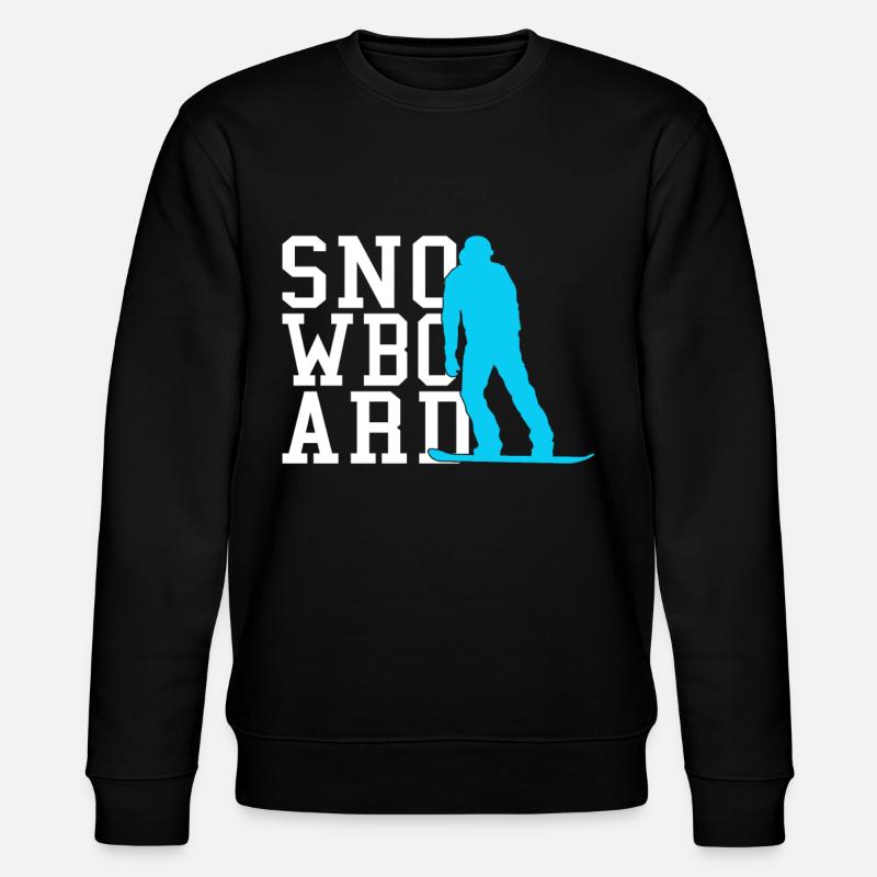 Planche à neige - Sweat bio CHANGER Stanley/Stella Unisexe - noir