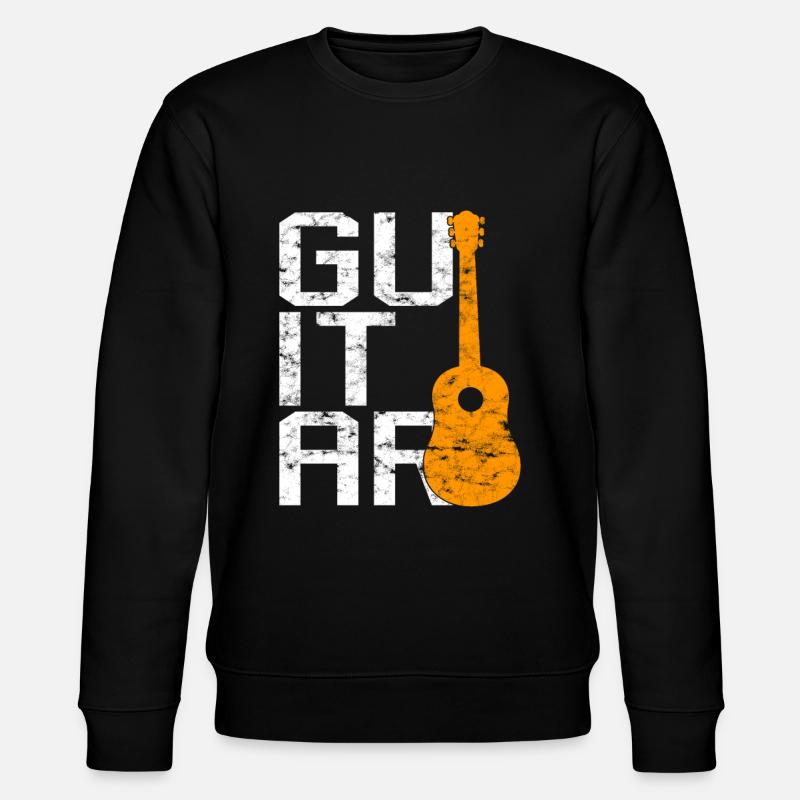 Guitar - Stanley/Stella CHANGER Unisex Organic Sweatshirt - black