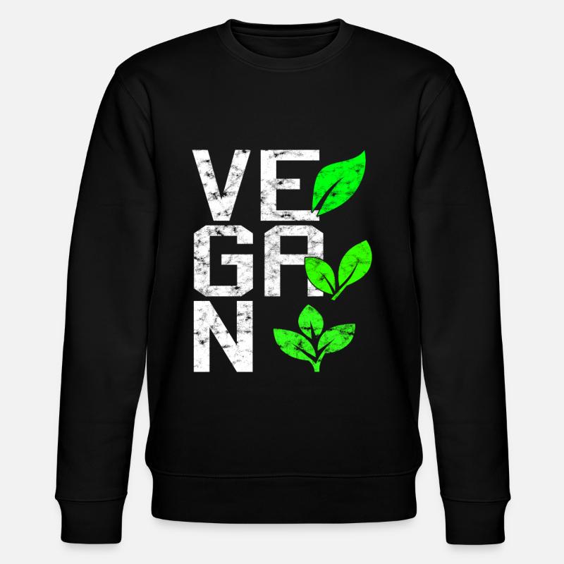 Végétalien - Sweat bio CHANGER Stanley/Stella Unisexe - noir