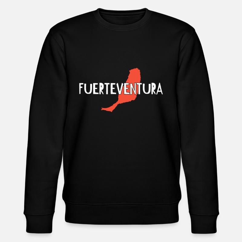 Fuerteventura - Stanley/Stella Unisex Bio-Sweatshirt CHANGER  - Schwarz
