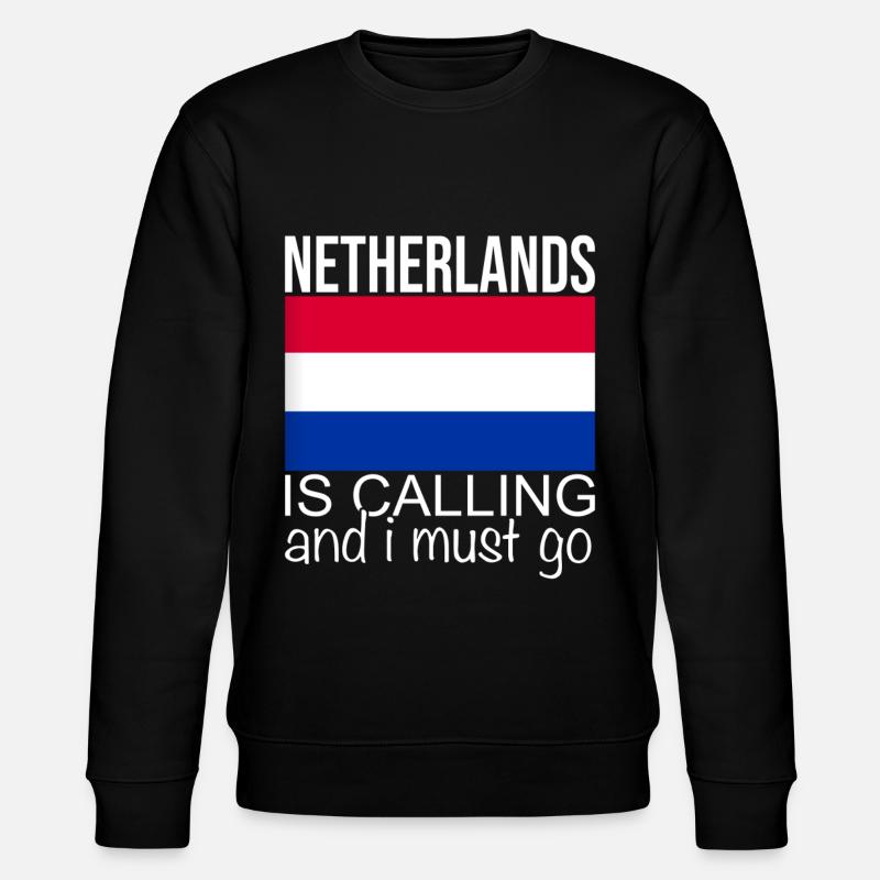 Netherlands Saying - Stanley/Stella CHANGER Unisex Organic Sweatshirt - black