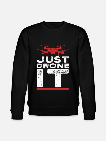 Drone Pilot fly - Stanley/Stella CHANGER Unisex Organic Sweatshirt - black