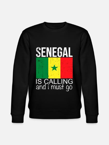 senegal - Stanley/Stella Unisex Bio-Sweatshirt CHANGER  - Schwarz