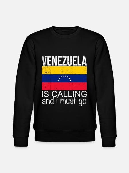 Venezuela Quote - Stanley/Stella CHANGER Unisex Organic Sweatshirt - black