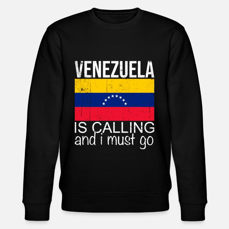 Citation Venezuela - Sweat bio CHANGER Stanley/Stella Unisexe - noir