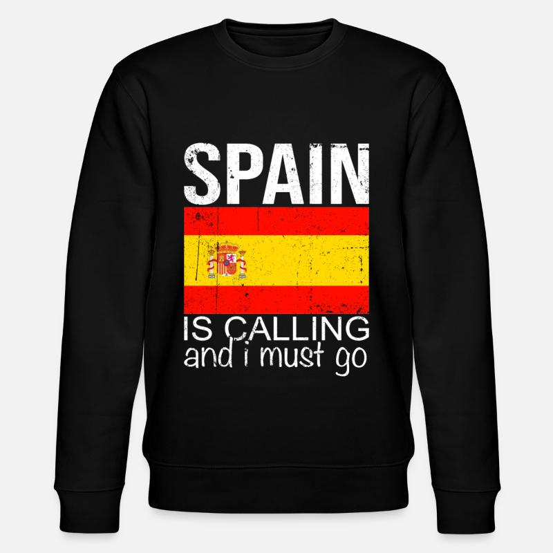 Spain Saying - Stanley/Stella CHANGER Unisex Organic Sweatshirt - black