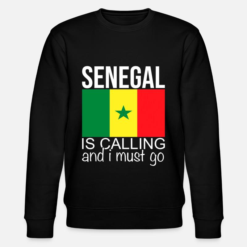 senegal - Stanley/Stella Unisex Bio-Sweatshirt CHANGER  - Schwarz